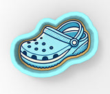 a cookie in the shape of a shoe