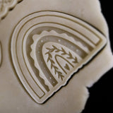 Boho Rainbow Cookie Cutter | Stamp | Stencil Girly / Dolls / Princess Cookie Cutter Lady 