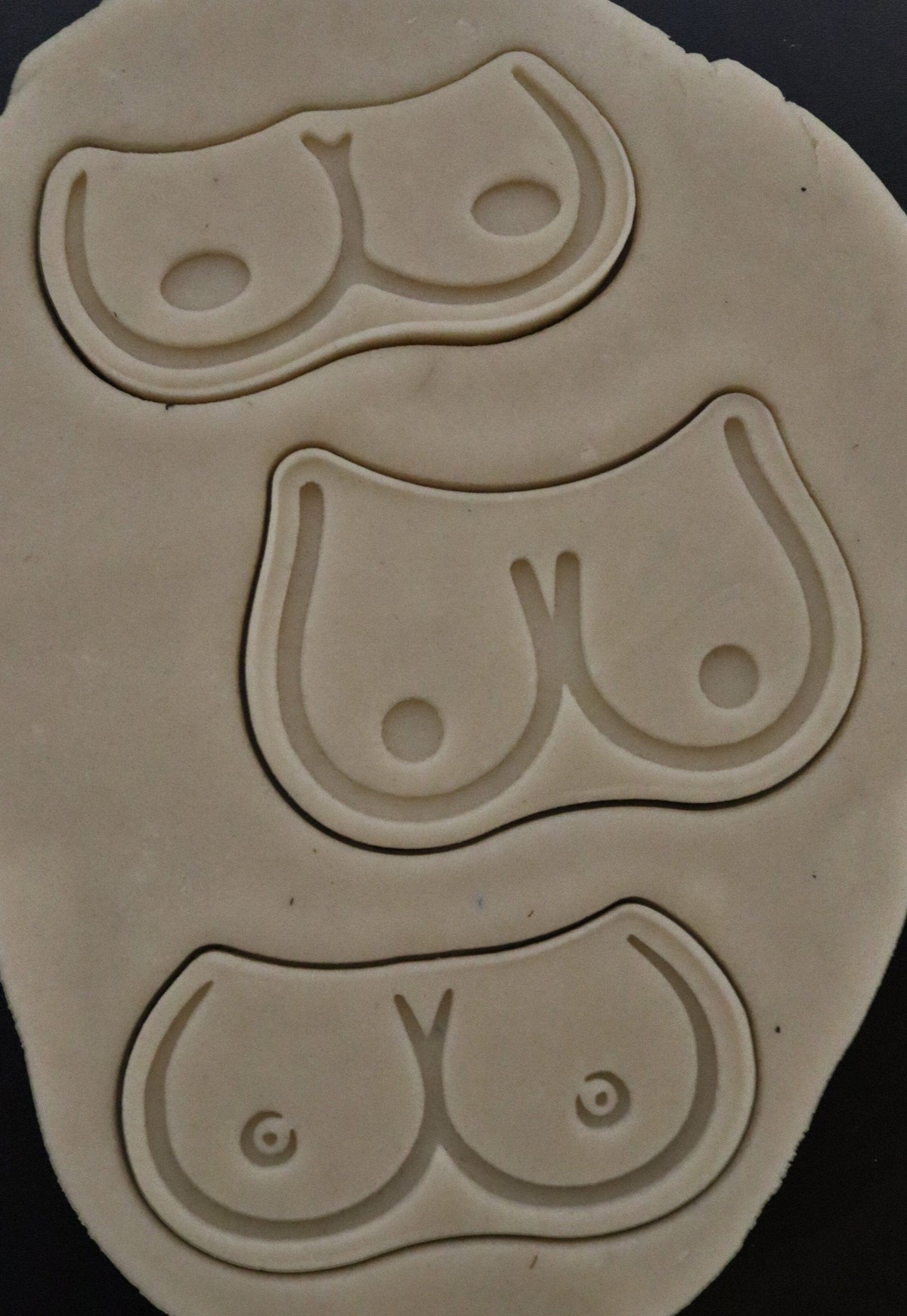 Boobs Cookie Cutter | Stamp | Stencil #2 Bachelorette & Bachelor Cookie Cutter Lady 