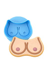 Boobs Cookie Cutter | Stamp | Stencil #5 Bachelorette & Bachelor Cookie Cutter Lady MINI - 2 Inches (5cm) **BUNDLE** Cutter + Debosser 