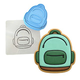Bookbag Cookie Cutter | Stamp | Stencil #2 School / Grad Cookie Cutter Lady 