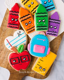 Bookbag Cookie Cutter | Stamp | Stencil #2 School / Grad Cookie Cutter Lady 