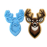 Buck Mounted Cookie Cutter | Stamp | Stencil - SHARP EDGES - FAST Shipping - Choose Your Own Size! #1 Cookie Cutter Lady LITTLE - 3 Inches (7.62cm) Stamp ONLY 