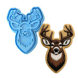 Buck Mounted Cookie Cutter | Stamp | Stencil - SHARP EDGES - FAST Shipping - Choose Your Own Size! #1 Cookie Cutter Lady LITTLE - 3 Inches (7.62cm) **BUNDLE** Cutter + Stamp 