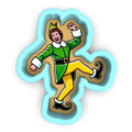 a cartoon of a man dressed as a lepreite