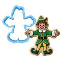 Buddy the Elf Cookie Cutter | Stamp | Stencil - SHARP EDGES - FAST Shipping - Choose Your Own Size! #3 Cookie Cutter Lady LITTLE - 3 Inches (7.62cm) Cookie Cutter ONLY (Outline) 