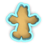 a cookie cutter shaped like a teddy bear
