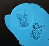 Bunny Body Cookie Cutter | Stamp | Stencil #1 Easter / Spring / Flower Cookie Cutter Lady 