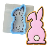 Bunny Facing Forward Cookie Cutter | Stamp | Stencil #1 Easter / Spring / Flower Cookie Cutter Lady 