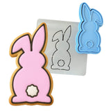 Bunny Facing Forward Cookie Cutter | Stamp | Stencil #1 Easter / Spring / Flower Cookie Cutter Lady 