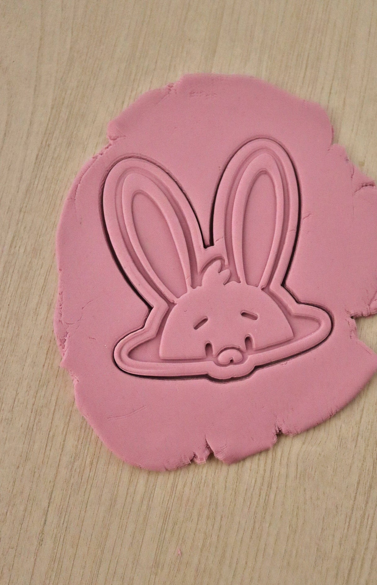 Bunny Hiding in Hole Cookie Cutter | Stamp | Stencil #1 Easter / Spring / Flower Cookie Cutter Lady 