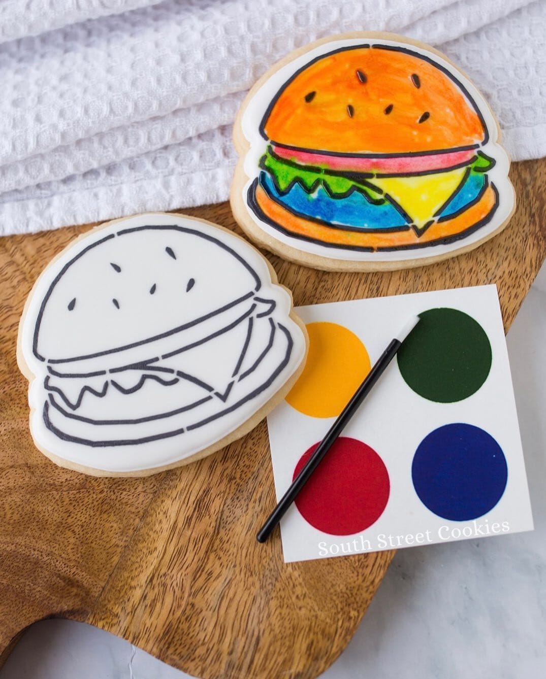 Burger Cookie Cutter | Stamp | Stencil #1 Miscellaneous Cookie Cutter Lady 
