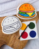 Burger Cookie Cutter | Stamp | Stencil #1 Miscellaneous Cookie Cutter Lady 