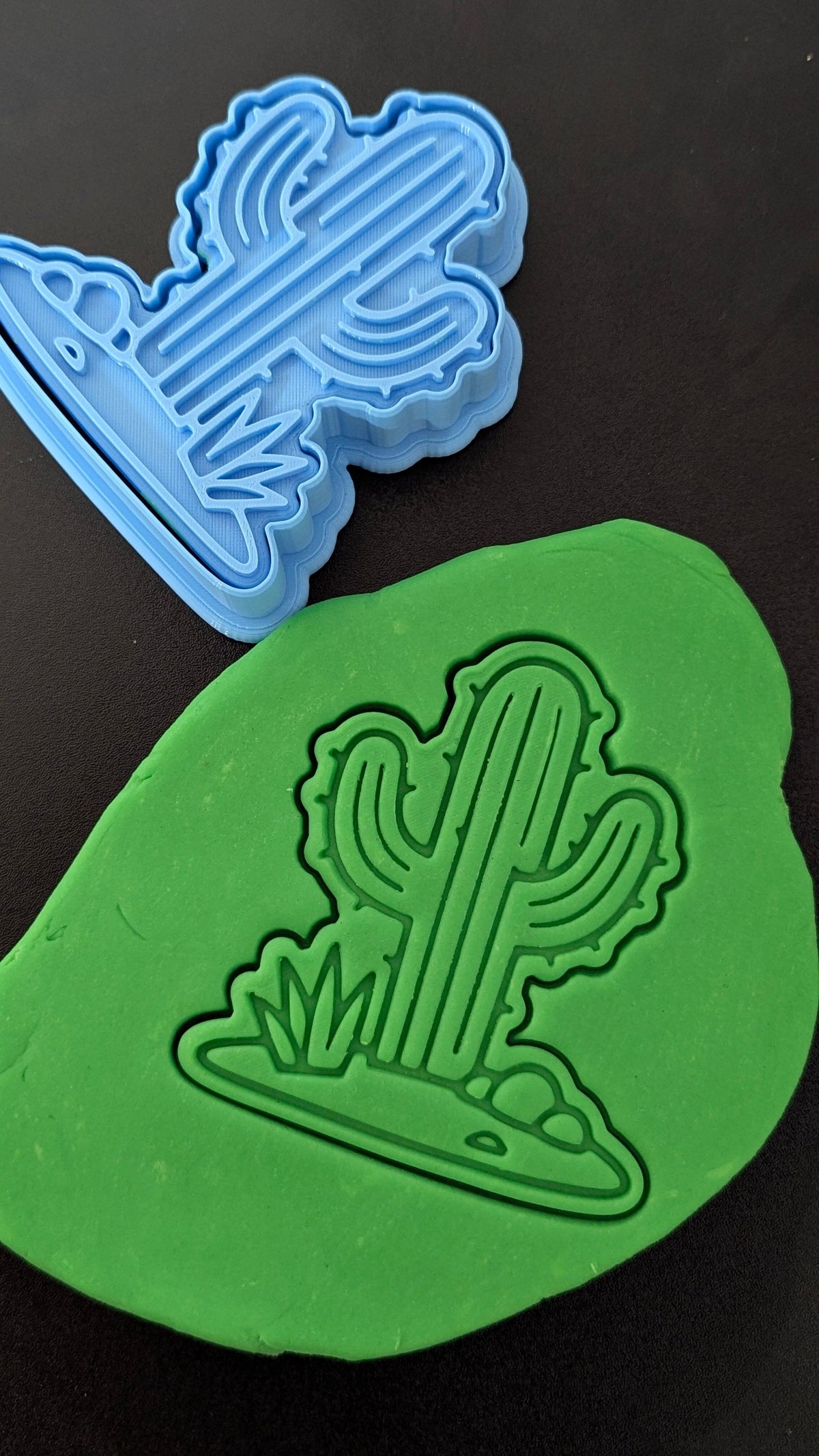 Cactus Cookie Cutter Cactus Desert Cookie Cutter | Stamp | Stencil | Debosser #1 Cookie Cutter Lady 