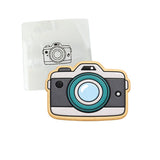 Camera Cookie Cutter | Stamp | Stencil #1 Miscellaneous Cookie Cutter Lady MINI - 2 Inches (5cm) Stencil ONLY 