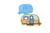 Camper Cookie Cutter | Stamp | Stencil #2 Boys/ Army / Outdoorsman Cookie Cutter Lady MINI - 2 Inches (5cm) Stamp ONLY 