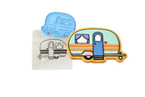 Camper Cookie Cutter | Stamp | Stencil #2 Boys/ Army / Outdoorsman Cookie Cutter Lady 