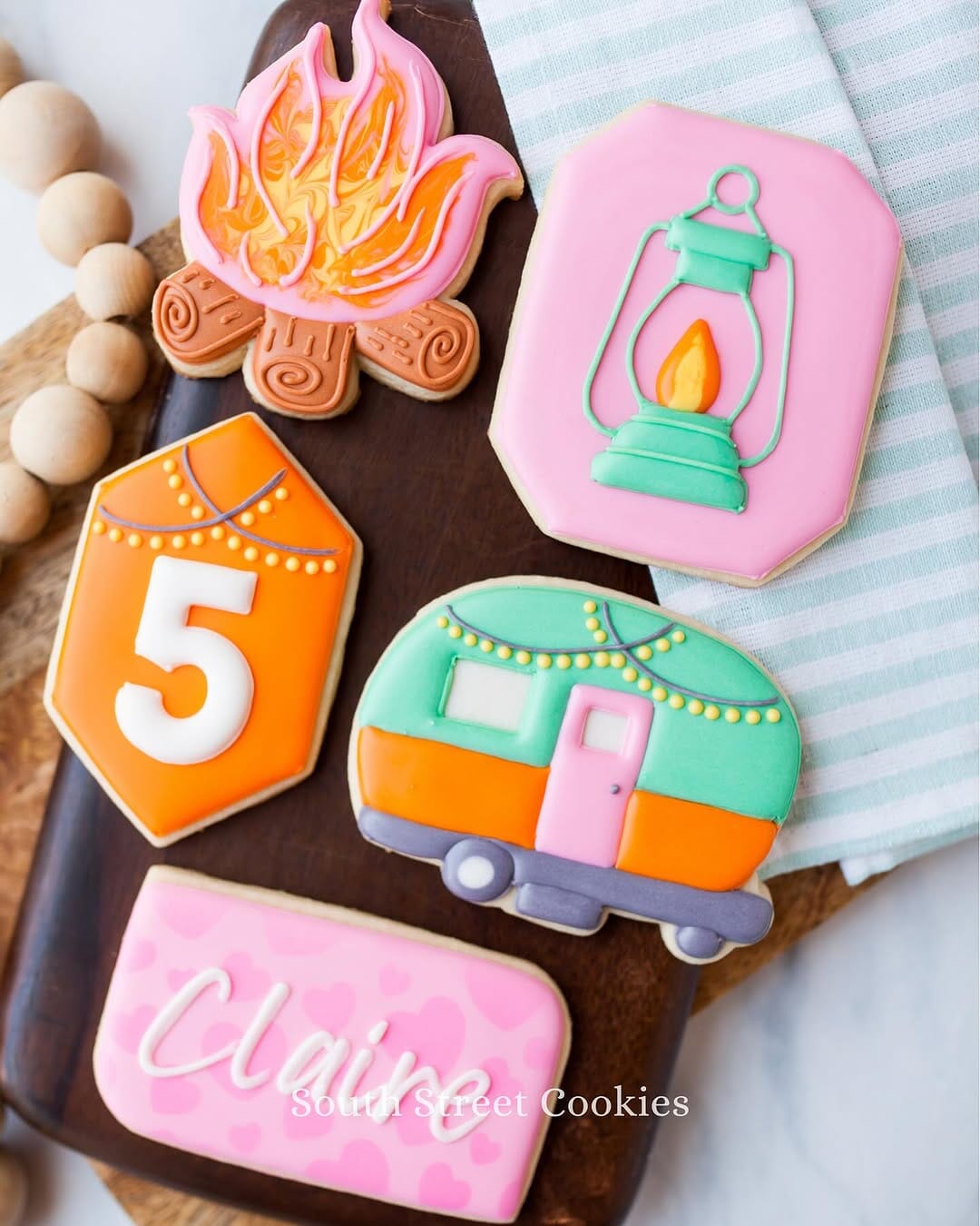 Camper Cookie Cutter | Stamp | Stencil #2 Boys/ Army / Outdoorsman Cookie Cutter Lady 