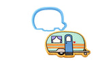 Camper Cookie Cutter | Stamp | Stencil #2 Boys/ Army / Outdoorsman Cookie Cutter Lady MINI - 2 Inches (5cm) Cookie Cutter ONLY (Outline) 