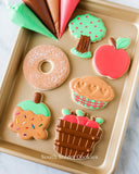 Candy Apple Cookie Cutter | Stamp | Stencil - SHARP EDGES - FAST Shipping - Choose Your Own Size! #1 Cookie Cutter Lady 