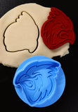 Cardinal Head Cookie Cutter | Stamp | Stencil #2 Animals & Dinosaurs Cookie Cutter Lady 