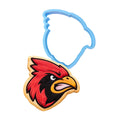 Cardinal Head Cookie Cutter | Stamp | Stencil #2 Animals & Dinosaurs Cookie Cutter Lady MINI - 2 Inches (5cm) Cookie Cutter ONLY (Outline) 