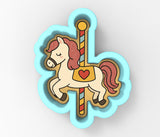 a cute little pony with a heart on it's tail