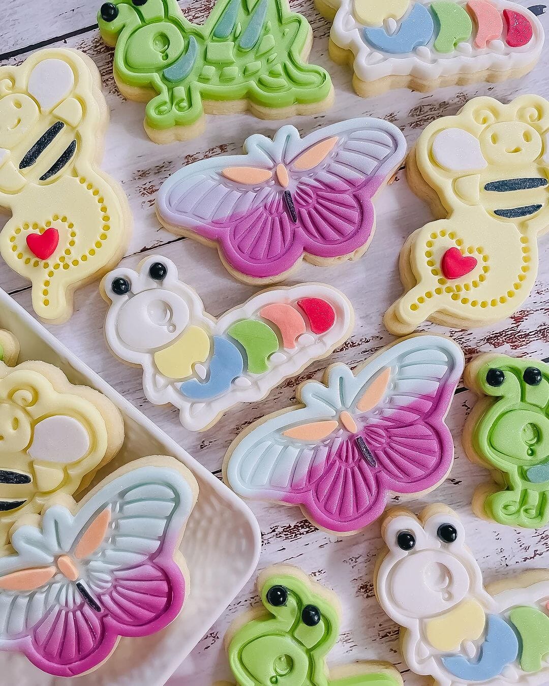 Caterpillar Cookie Cutter | Stamp | Stencil #1 Easter / Spring / Flower Cookie Cutter Lady 