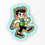 Celtic Dancer Boy 1 Cookie Cutter | Stamp | Stencil - SHARP EDGES - FAST Shipping - Choose Your Own Size! #1