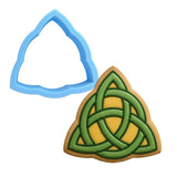 Celtic Trinity Knot Cookie Cutter | Stamp | Stencil St Pats / July 4th Cookie Cutter Lady 2 Inch Small Cupcake Cutter Only No