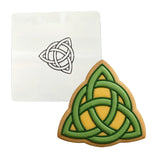 Celtic Trinity Knot Cookie Cutter | Stamp | Stencil St Pats / July 4th Cookie Cutter Lady 2 Inch Small Cupcake Stencil Only No