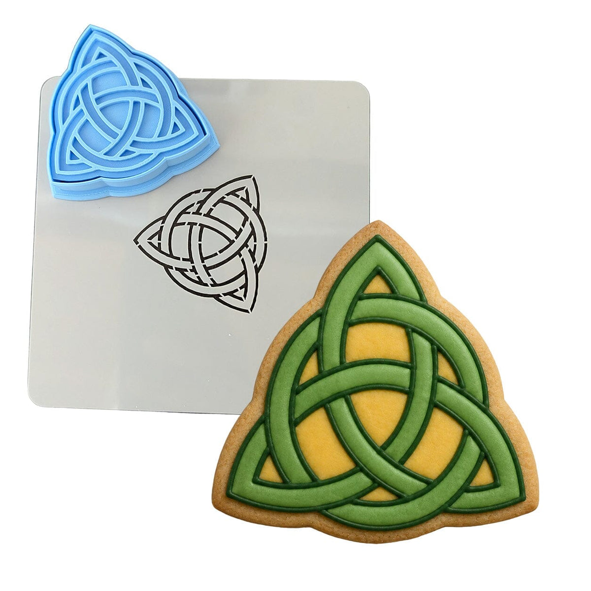 Celtic Trinity Knot Cookie Cutter | Stamp | Stencil St Pats / July 4th Cookie Cutter Lady 