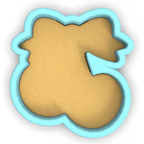 a cookie shaped like the letter s