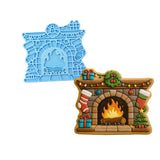 Christmas Mantle Fireplace Stockings Cookie Cutter | Stamp | Stencil - SHARP EDGES - FAST Shipping - Choose Your Own Size! #1 Cookie Cutter Lady LITTLE - 3 Inches (7.62cm) Stamp ONLY 