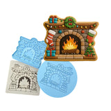 Christmas Mantle Fireplace Stockings Cookie Cutter | Stamp | Stencil - SHARP EDGES - FAST Shipping - Choose Your Own Size! #1 Cookie Cutter Lady LITTLE - 3 Inches (7.62cm) **FULL SET BUNDLE** Cutter + Stamp + Stencil + Debosser **BEST DEAL** 