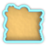 a picture of a piece of paper with a blue border