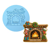Christmas Mantle Fireplace Stockings Cookie Cutter | Stamp | Stencil - SHARP EDGES - FAST Shipping - Choose Your Own Size! #1 Cookie Cutter Lady LITTLE - 3 Inches (7.62cm) Debosser ONLY 