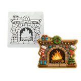 Christmas Mantle Fireplace Stockings Cookie Cutter | Stamp | Stencil - SHARP EDGES - FAST Shipping - Choose Your Own Size! #1 Cookie Cutter Lady LITTLE - 3 Inches (7.62cm) Stencil ONLY 