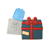 Christmas Present Cookie Cutter | Stamp | Stencil #1 Xmas / Winter / NYE Cookie Cutter Lady 