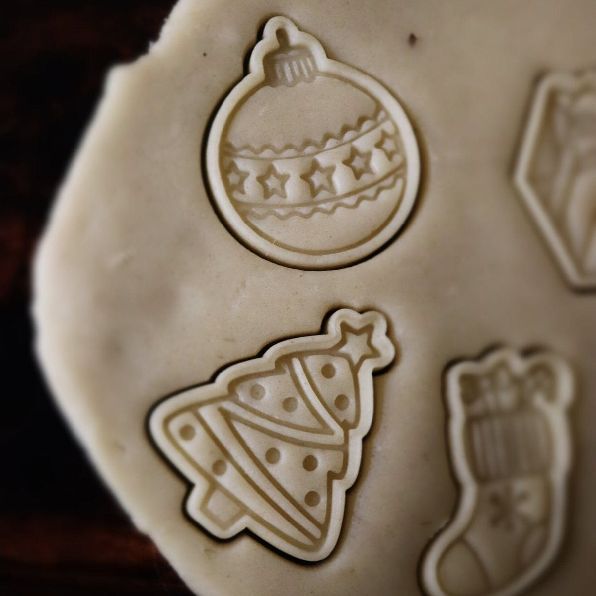 Christmas Tree Cookie Cutter | Stamp | Stencil #2 Xmas / Winter / NYE Cookie Cutter Lady 