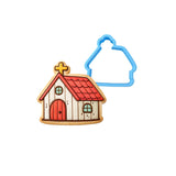 Church Cookie Cutter | Stamp | Stencil #1 Easter / Spring / Flower Cookie Cutter Lady MINI - 2 Inches (5cm) Cookie Cutter ONLY (Outline) 