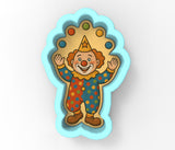 a picture of a clown on a white background