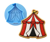 Circus Tent Cookie Cutter | Stamp | Stencil - SHARP EDGES - FAST Shipping - Choose Your Own Size! #1 Cookie Cutter Lady LITTLE - 3 Inches (7.62cm) **BUNDLE** Cutter + Debosser 