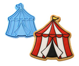 Circus Tent Cookie Cutter | Stamp | Stencil - SHARP EDGES - FAST Shipping - Choose Your Own Size! #1 Cookie Cutter Lady LITTLE - 3 Inches (7.62cm) **BUNDLE** Cutter + Stamp 