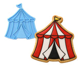 Circus Tent Cookie Cutter | Stamp | Stencil - SHARP EDGES - FAST Shipping - Choose Your Own Size! #1 Cookie Cutter Lady LITTLE - 3 Inches (7.62cm) Stamp ONLY 