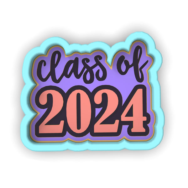 Class of 2024 Cookie Cutter | Stamp | Stencil #2C Wedding / Baby / V Day Cookie Cutter Lady 