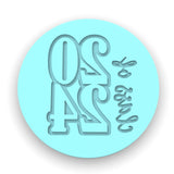 Class of 2024 Cookie Cutter | Stamp | Stencil #B Wedding / Baby / V Day Cookie Cutter Lady MINI - 2 Inches (5cm) Debosser ONLY 