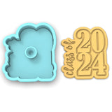 Class of 2024 Cookie Cutter | Stamp | Stencil #B Wedding / Baby / V Day Cookie Cutter Lady 