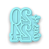 Class of 2024 Cookie Cutter | Stamp | Stencil #B Wedding / Baby / V Day Cookie Cutter Lady MINI - 2 Inches (5cm) Stamp ONLY 