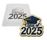 Class of 2025 Bubble Cookie Cutter | Stamp | Stencil - SHARP EDGES - FAST Shipping - Choose Your Own Size! #1